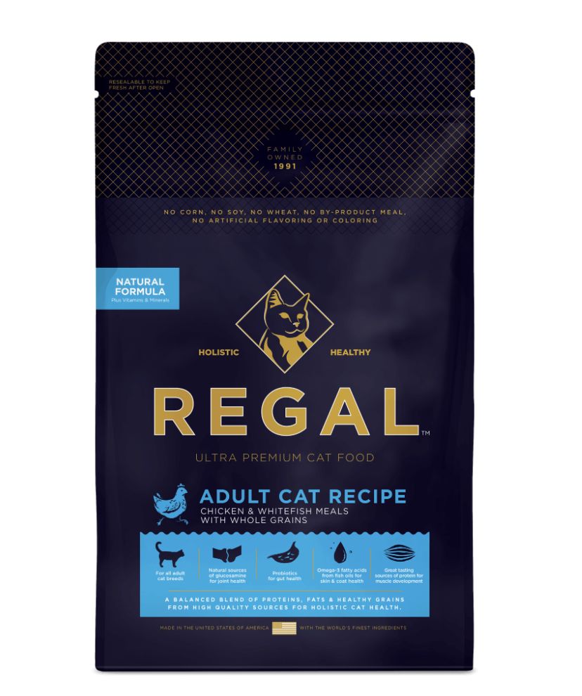 Regal Adult Cat Chicken &amp; Whitefish Recipe Cat Food 4lb