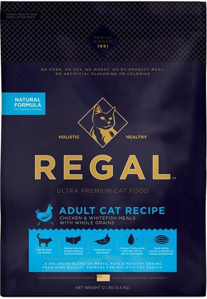 Regal Adult Cat Chicken &amp; Whitefish Recipe Cat Food 12lb
