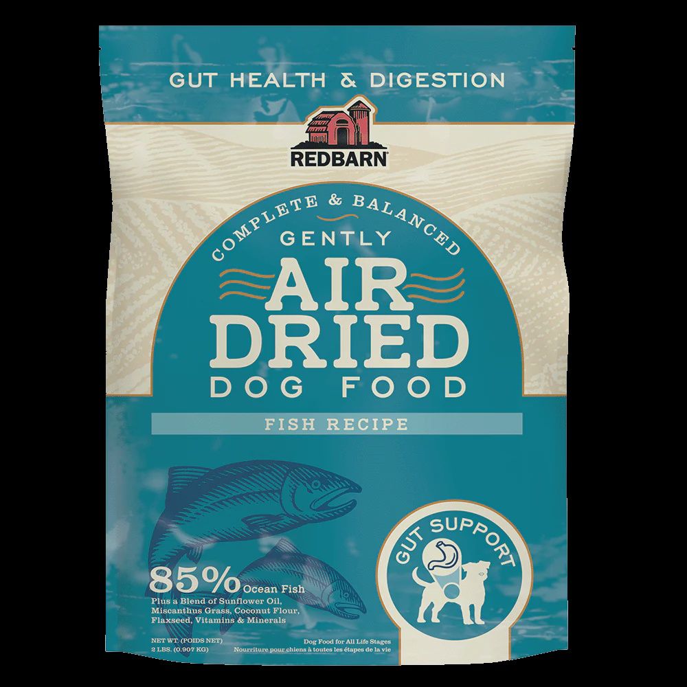 Redbarn Air Dried Gut Health and Digestion Fish Recipe Dog Food Trial Size 2.5oz