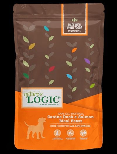 Nature’s Logic Duck &amp; Salmon Meal Feast Dog Food 25lb