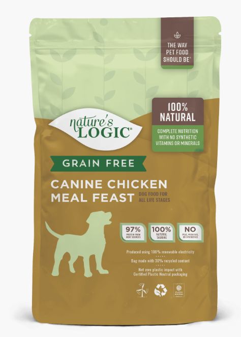 Natures Logic Chicken Meal Grain Free Feast Dog Food 25lb
