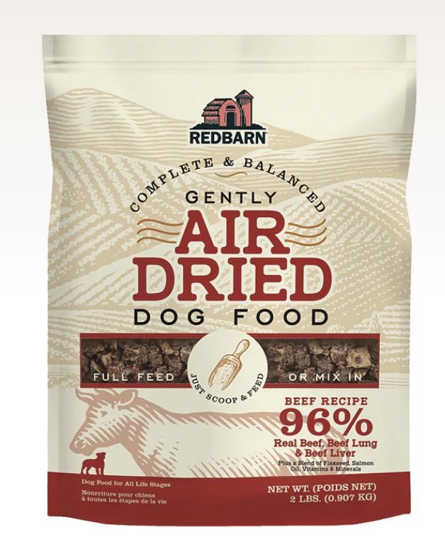 Redbarn Air Dried Beef Recipe Dog Food Trial Size 2.5oz