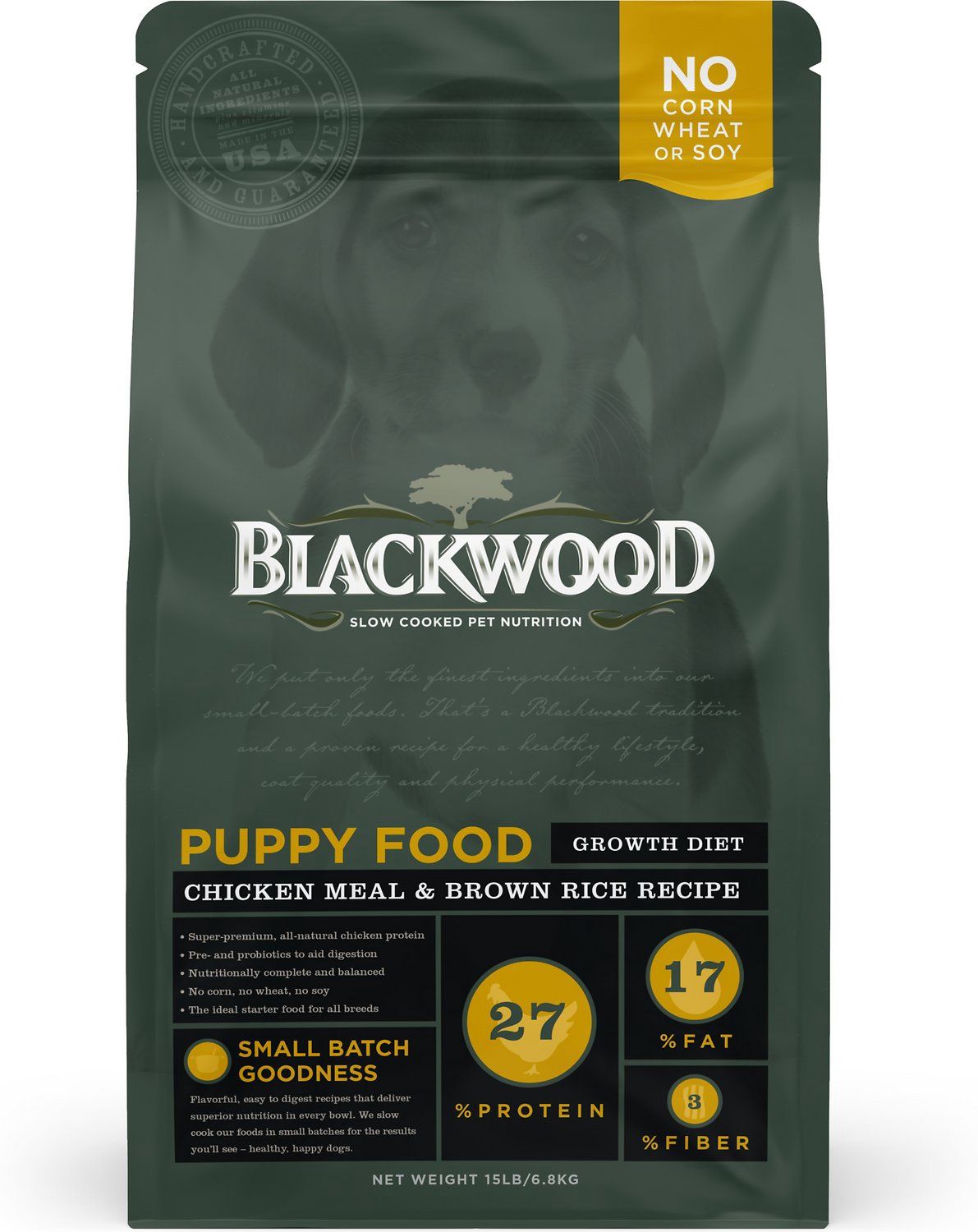 Blackwood Chicken Meal &amp; Brown Rice Puppy Growth Recipe Dog Food 5lb