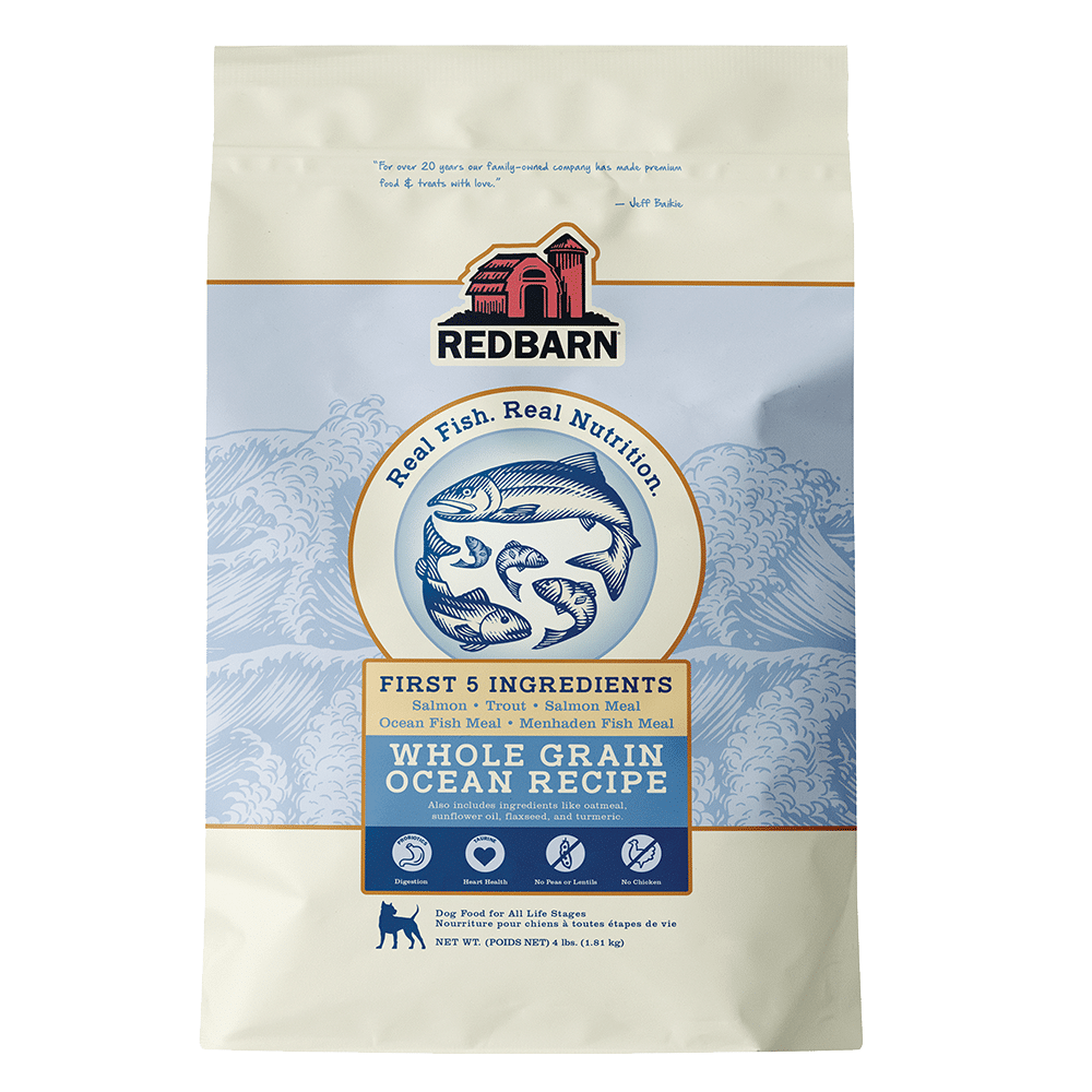 Redbarn Whole Grain Ocean Recipe Dog Food 4lb