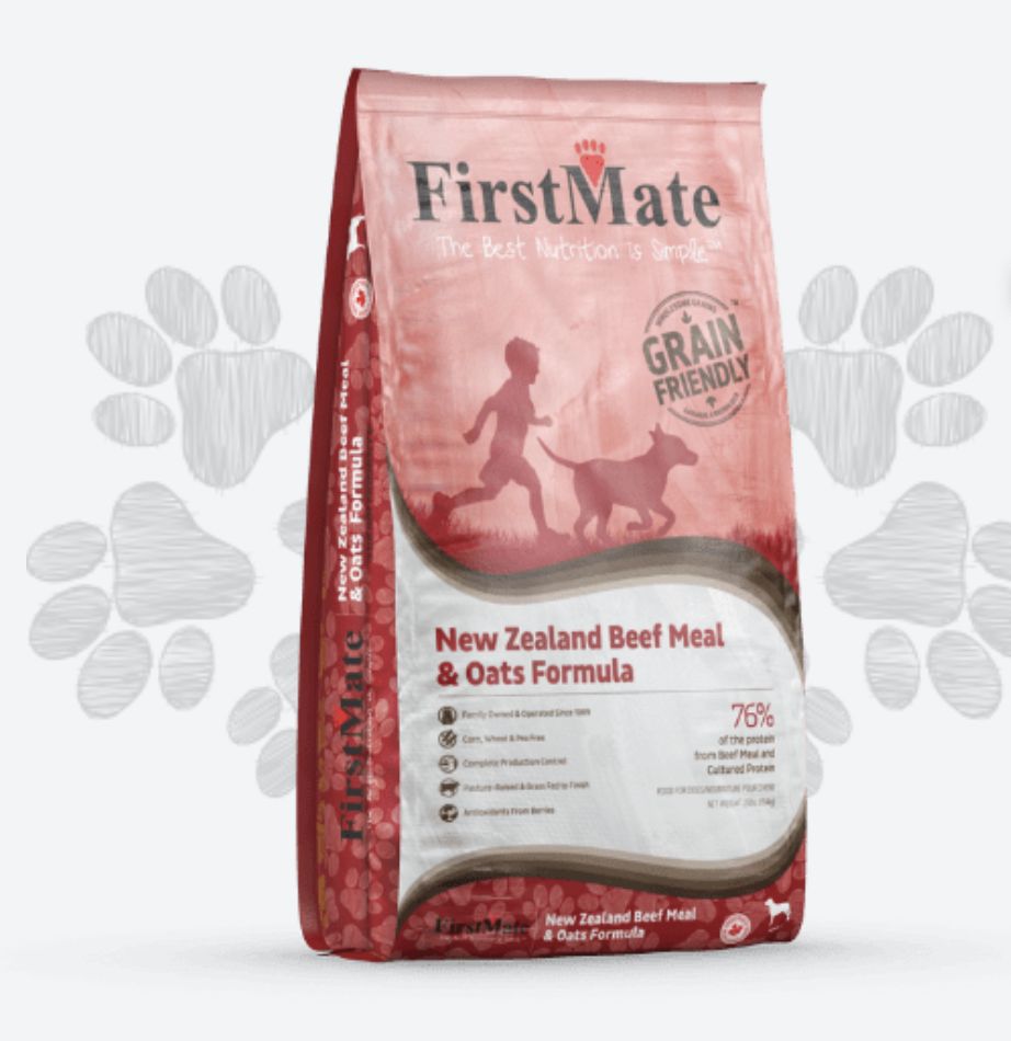 FirstMate New Zealand Beef &amp; Oats Formula Dog Food 25lb