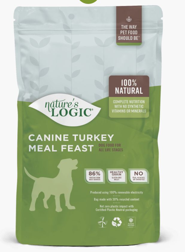 Nature&#39;s Logic Turkey Meal Feast Dog Food 13lb