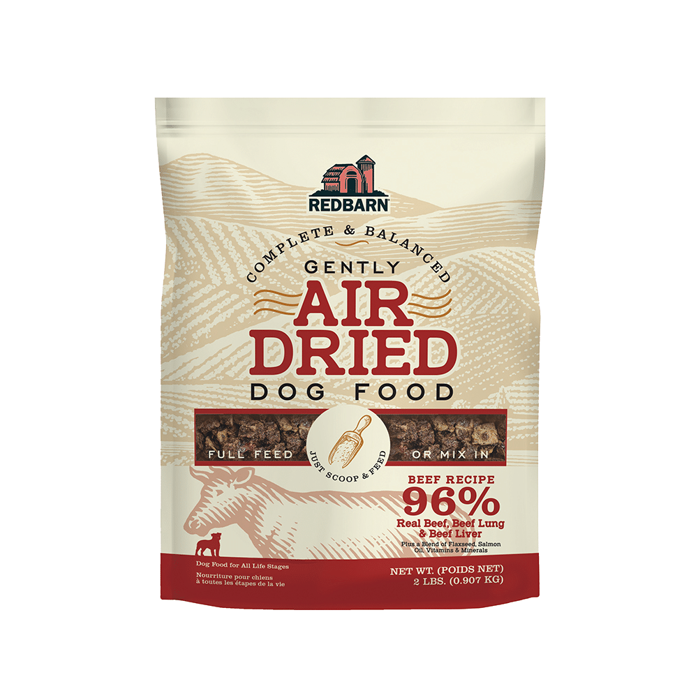 Redbarn Air Dried Beef Recipe Dog Food 2lb