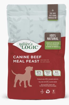 Nature&#39;s Logic Beef Meal Feast Dog Food 13 lb