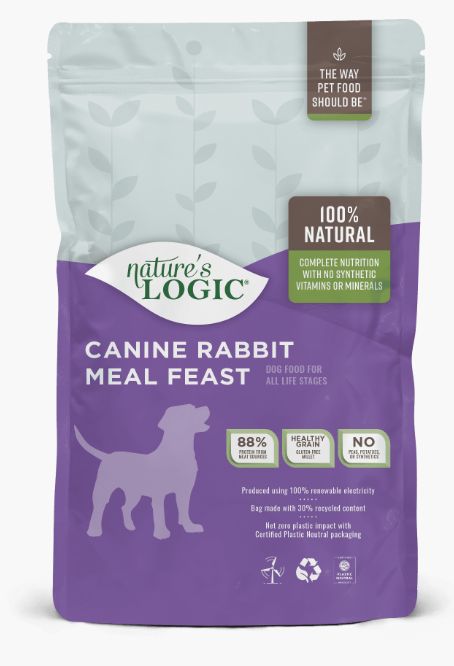 Nature’s Logic Rabbit Meal Feast Dog Food 13 lb