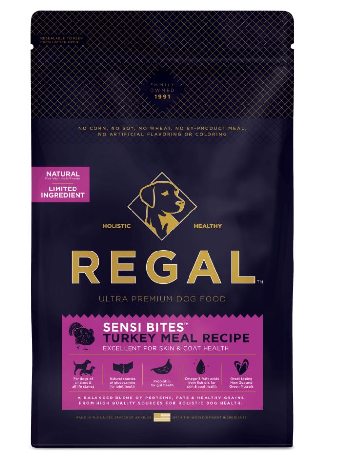 Regal Sensi Bites Dog Turkey Recipe 26lb