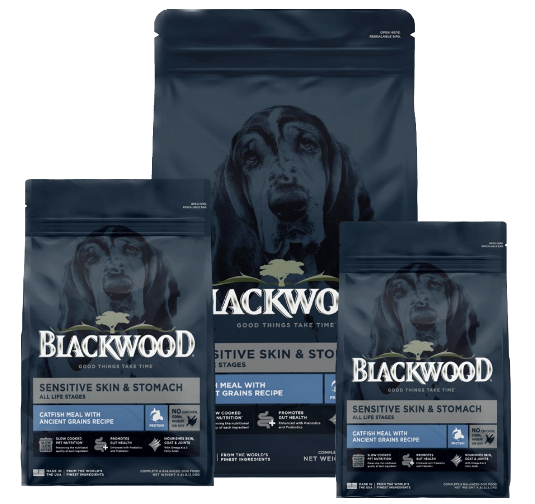 Blackwood Sensitive Catfish Meal &amp; Brown Rice Dog Food 4.5lb