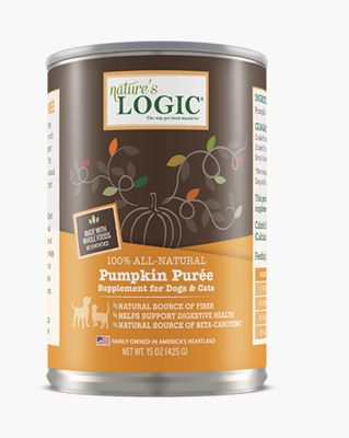 Nature&#39;s Logic Canned Pumpkin Purée 15oz