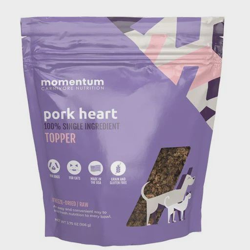 Momentum Freeze-Dried Pork Heart Meal Topper 3.75oz