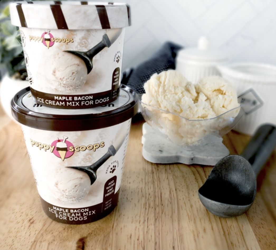 Puppy Scoops Maple/Bacon Ice Cream