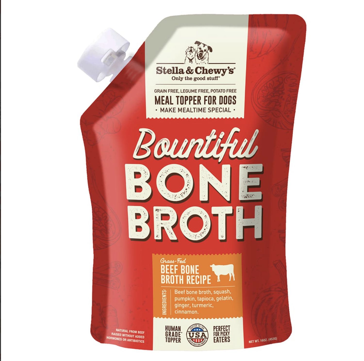 Stella &amp; Chewy&#39;s Shelf Stable Beef Bone Broth 16oz
