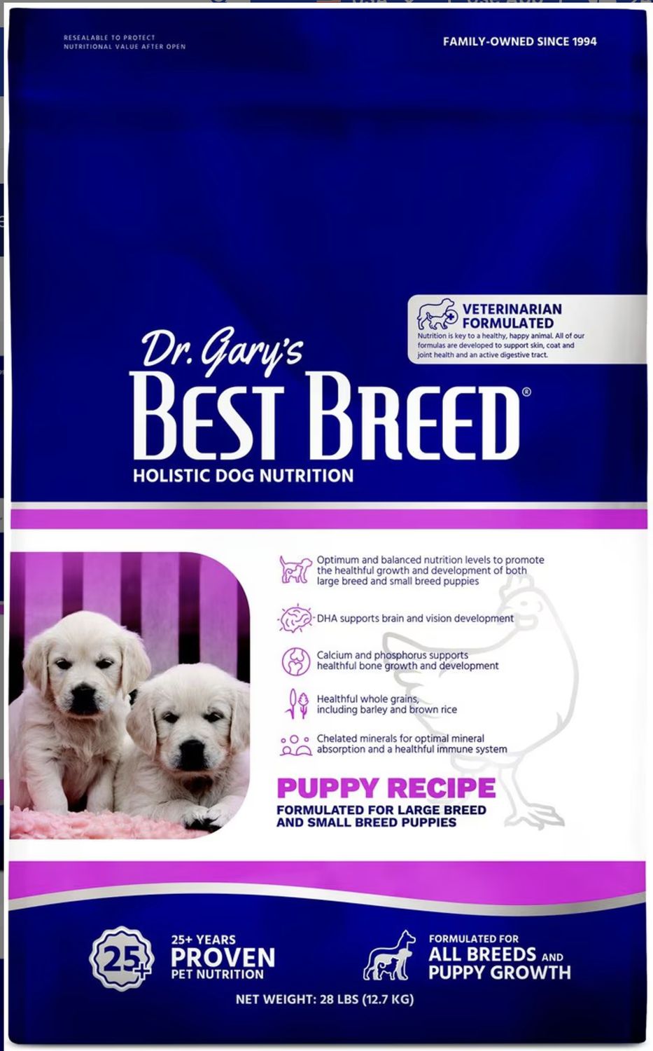 Best Breed Puppy 28lb