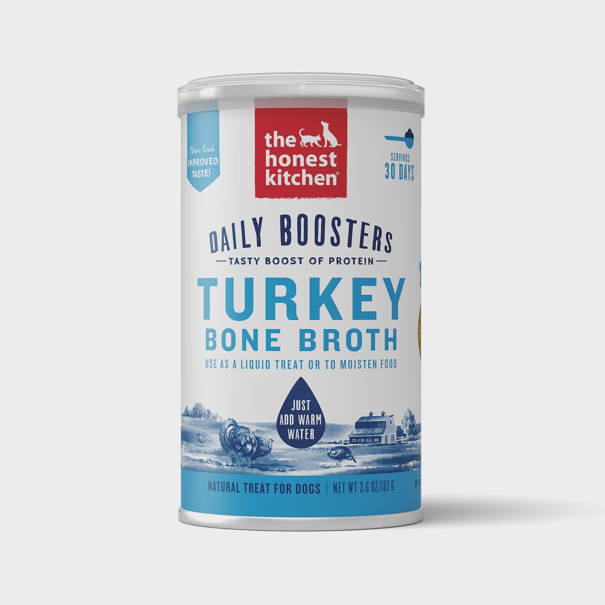 The Honest Kitchen Daily Boosters Instant Turkey Bone Broth 3.6oz