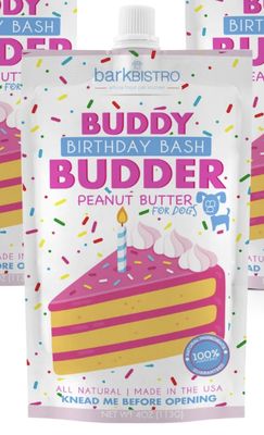 Bark Bistro Buddy Budder - Birthday Bash 4oz
