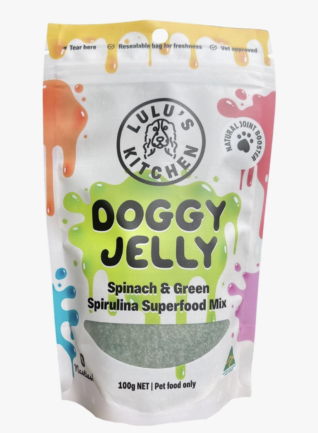 Lulu&#39;s Kitchen Doggy Jelly 100g Pouch