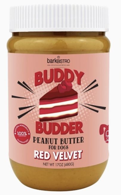 Bark Bistro Buddy Budder - Red Velvet 17oz