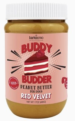 Bark Bistro Buddy Budder - Red Velvet 17oz