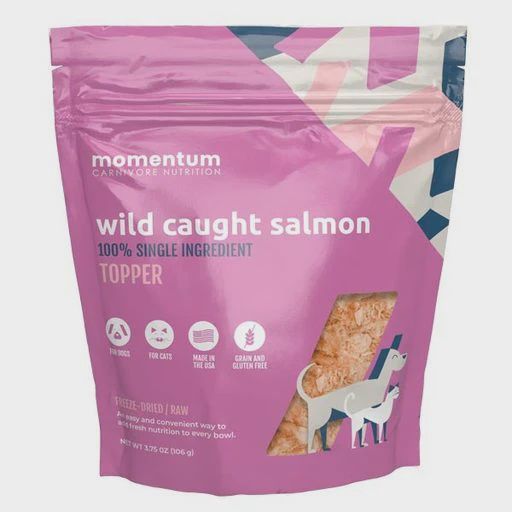 Momentum Freeze-Dried Wild Caught Salmon Meal Topper 3.75oz