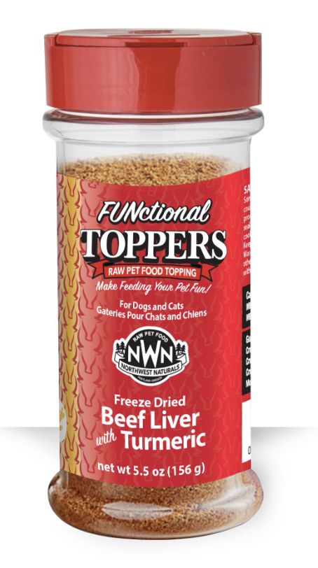 Northwest Naturals Freeze Dried Beef Liver with Turmeric Powder Topper 4.5 oz