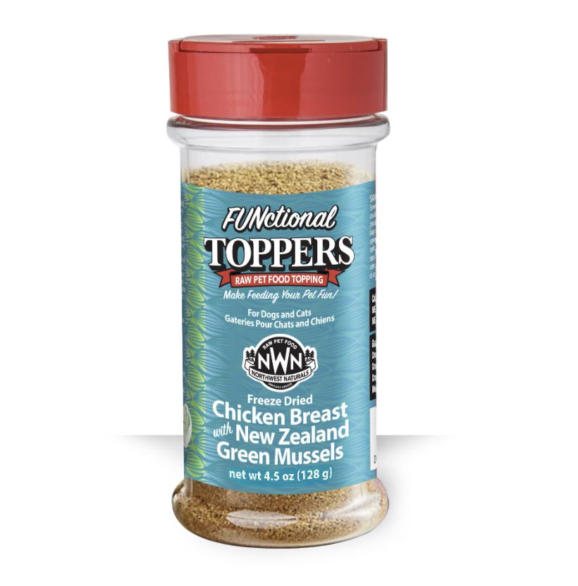 Northwest Naturals Freeze Dried Chicken Breast with New Zealand Green Mussels Topper 5 oz