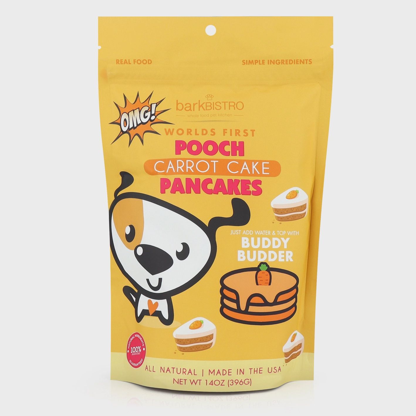 BarkBistro Dog Pancakes - Carrot Cake 14oz