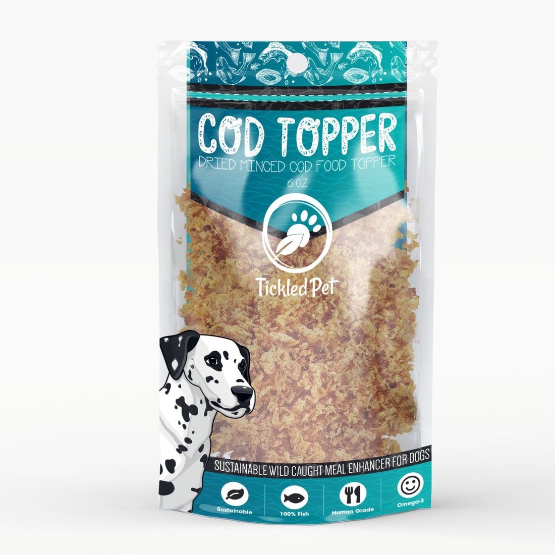 Tickled Pet Cod Food Topper 6oz