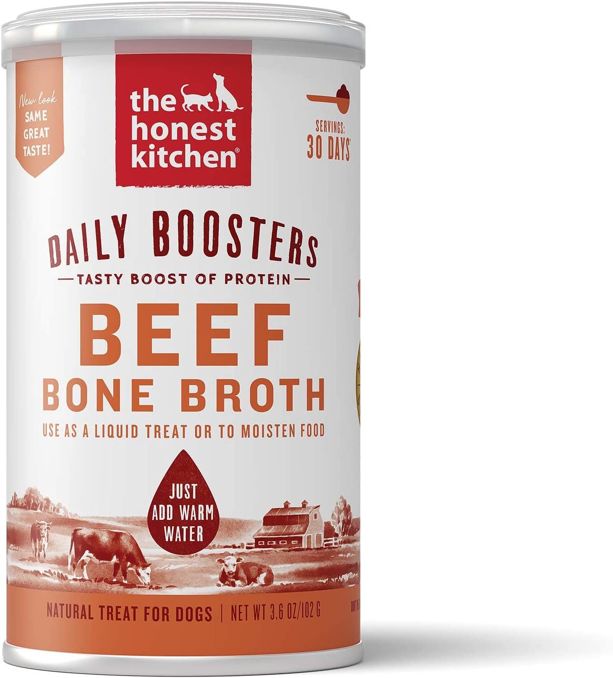 The Honest Kitchen Daily Boosters Instant Beef Bone Broth 3.6oz