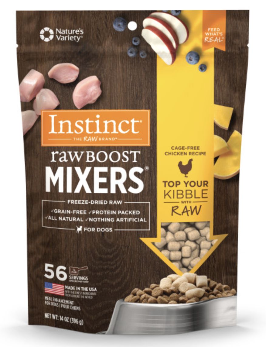 Instinct Freeze-Dried Raw Boost Mixers Chicken Recipe Topper 14oz