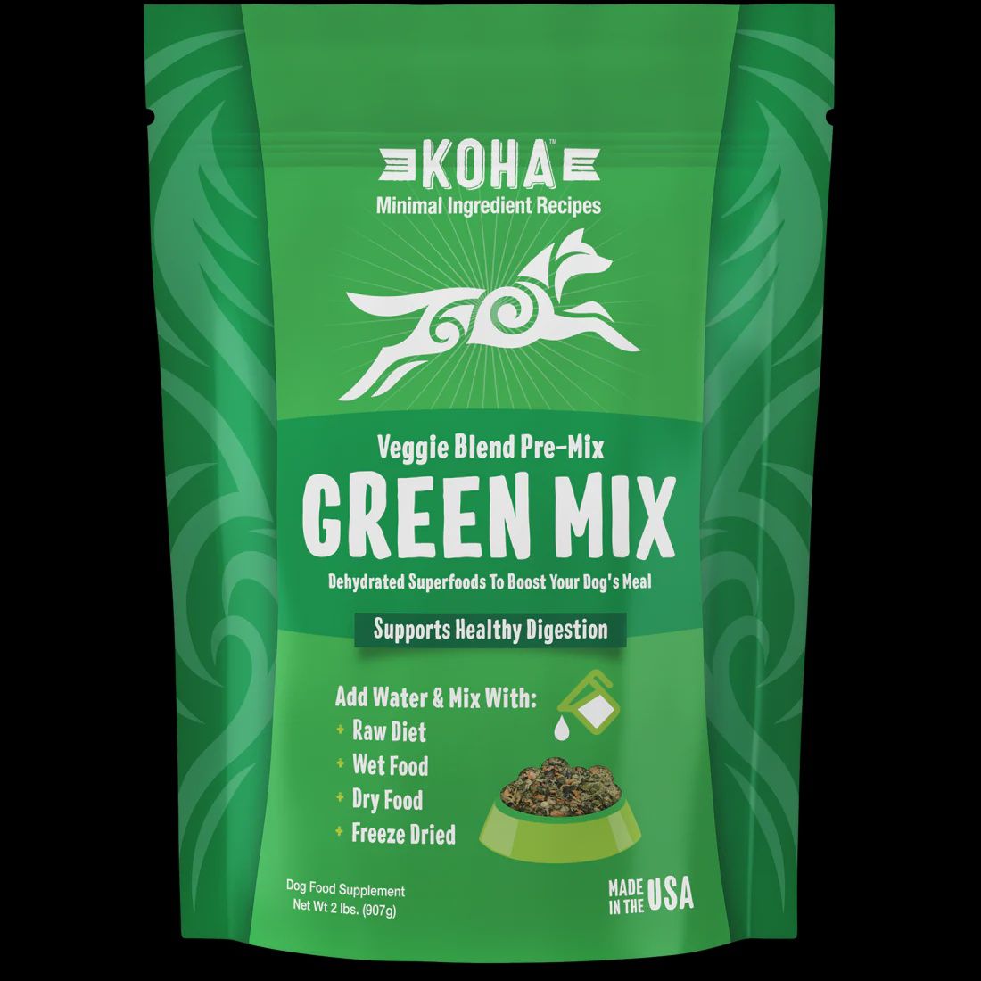 Koha Veggie Blend Green Mix 2lbs