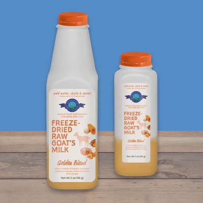 Shepherd Boy Farms 2oz Freeze-Dried Golden Blend Goat Milk Topper Makes 32oz