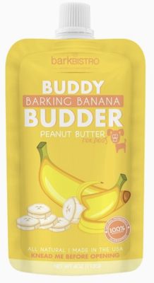 Bark Bistro Barking Banana Squeezable Peanut Butters 4oz