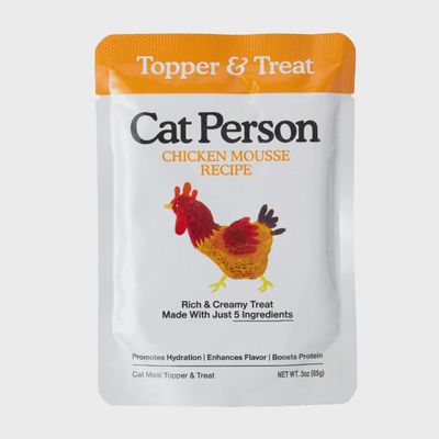 Cat Person Chicken Mousse Recipe Meal Topper 3oz