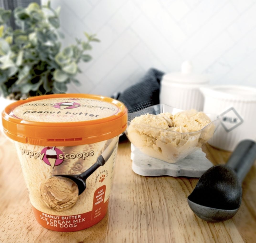 Puppy Scoops Peanut Butter Ice Cream