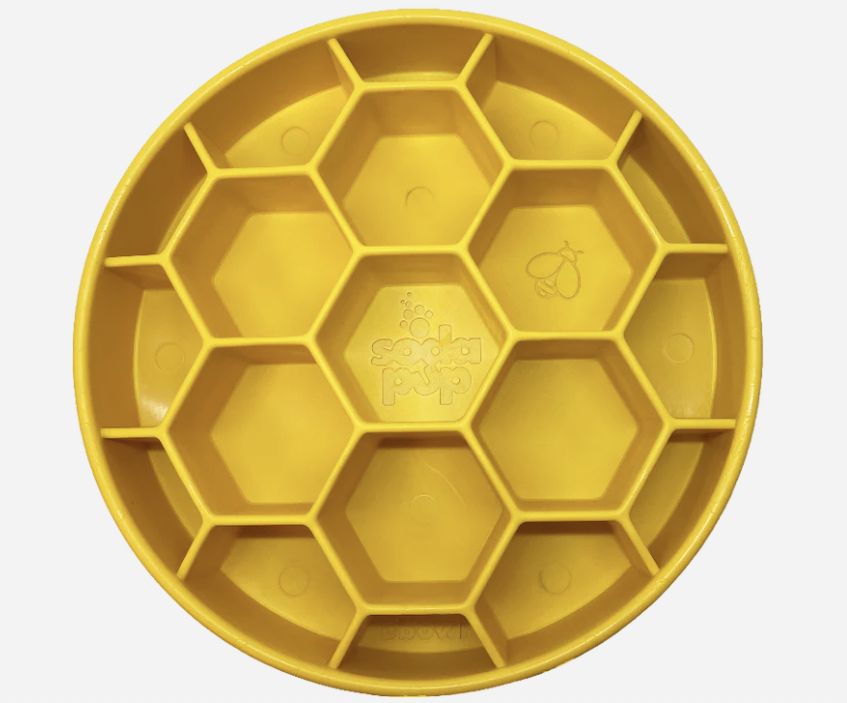 Sodapup Honeycomb Enrichment Slow Feeder Bowl