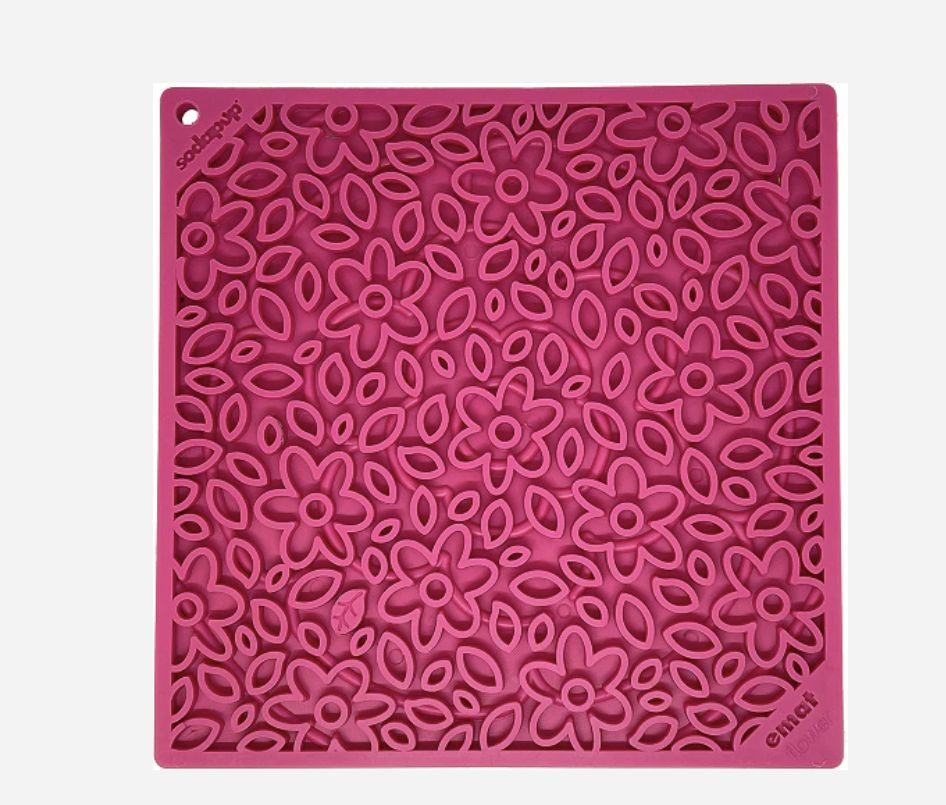 Sodapup Flower Power Enrichment Lick Mat - Large