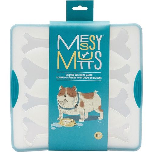 Messy Mutts Silicone Bake &amp; Freeze Treat Maker Bones Shape