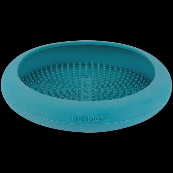 LickiMat UFO Enrichment Bowl - Turquoise