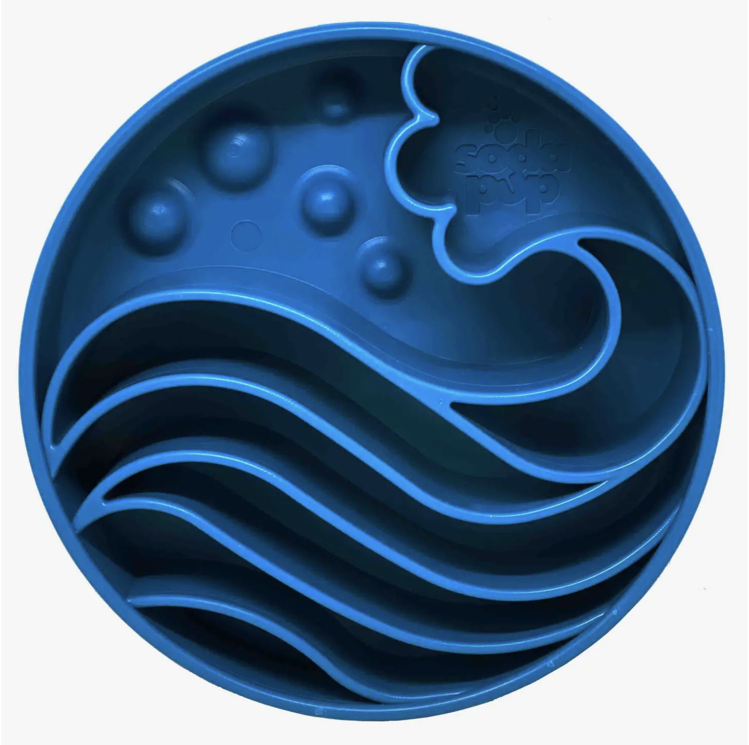 Sodapup Wave Design Enrichment Slow Feeder Bowl