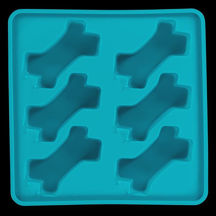 Messy Mutts Framed Silicone Popsicle Mold Blue