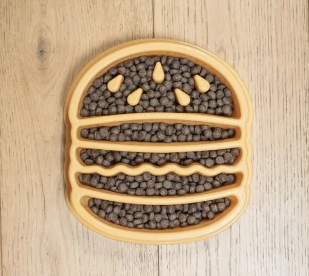 ZippyPaws Hamburger Slow Feeder Bowl