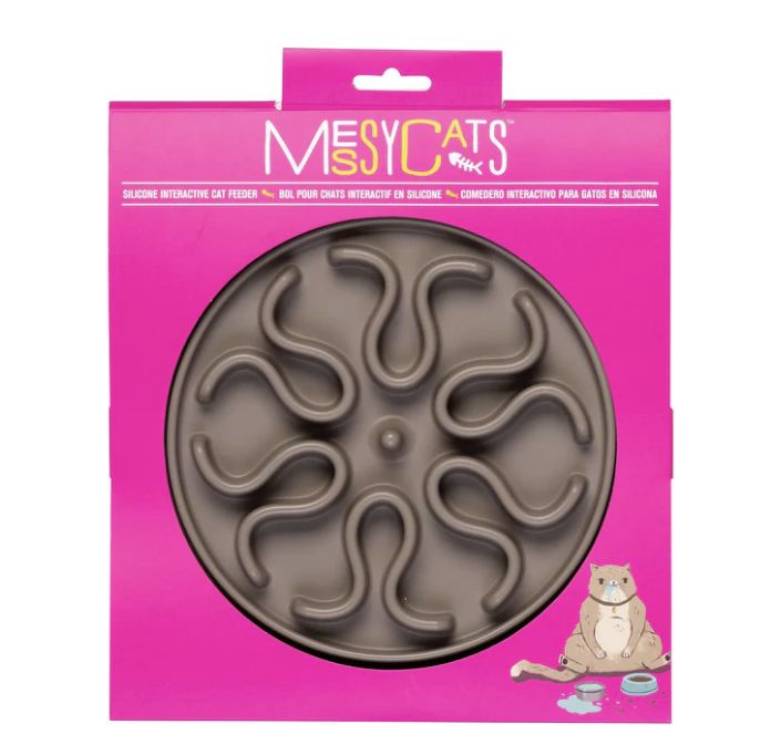Messy Mutts Cat Interactive Slow Feeder with Suction Cups