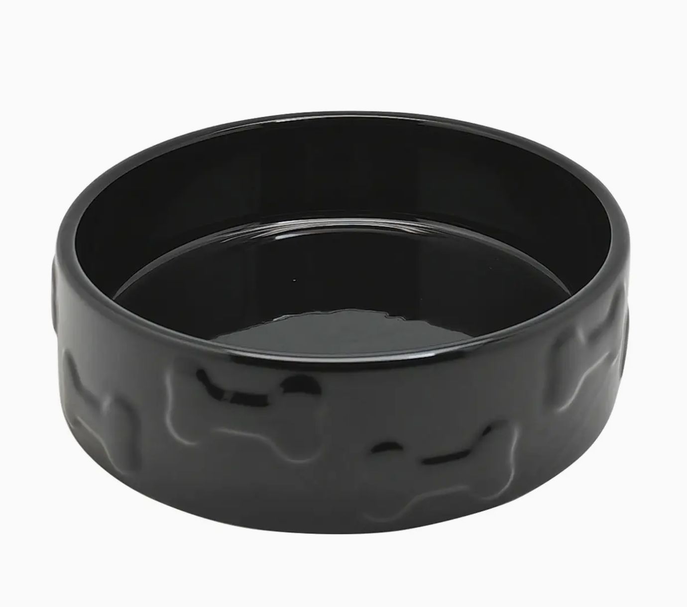 Manor Black Pet Bowl - Large 8 cup