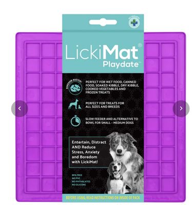 LickiMat Mini Playdate for Dogs- Purple
