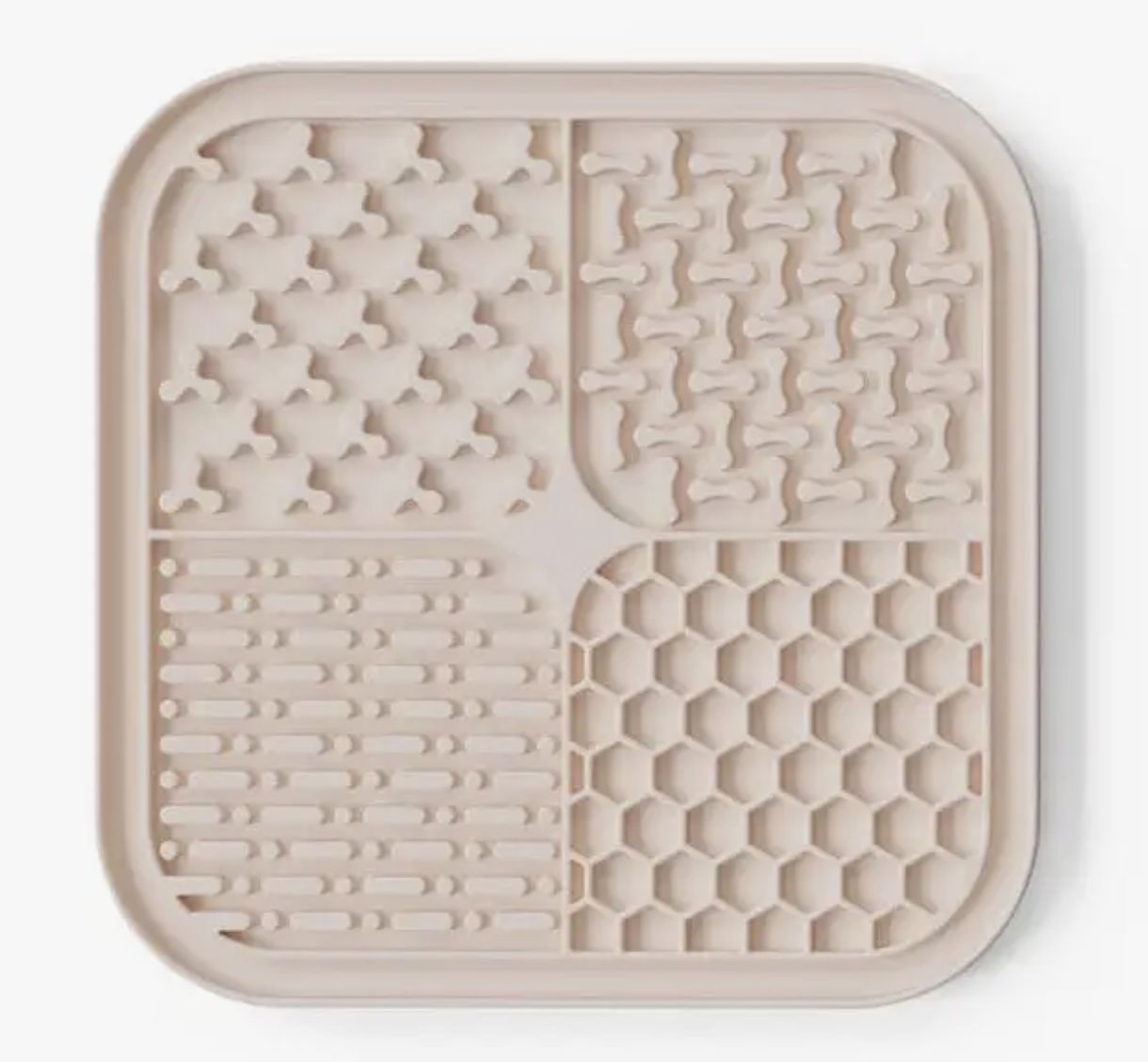 Pups and Poochez Dog Square Lick Mat- Various Colors