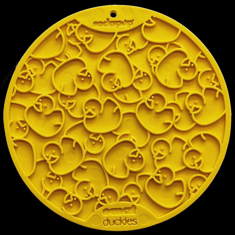 Sodapup Rubber Duckies Suction Enrichment Lick Mat - Large