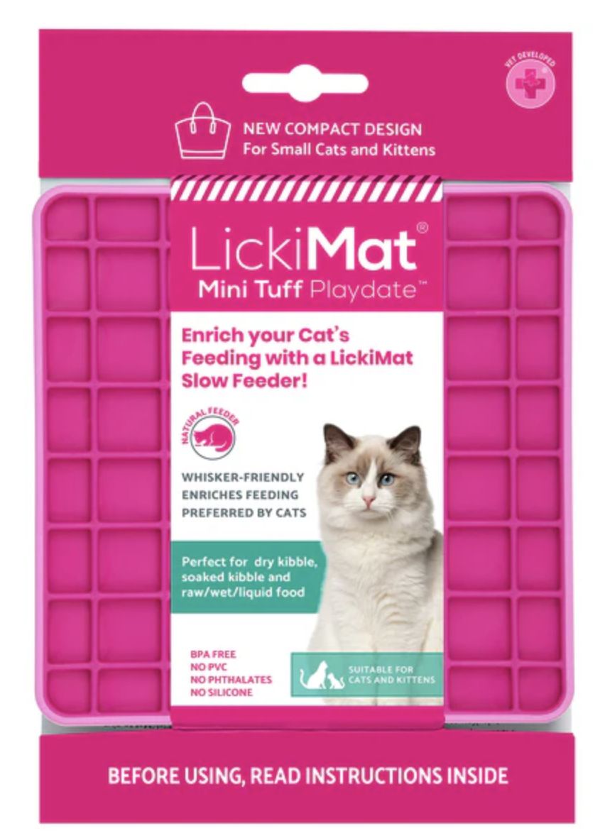 LickiMat Mini Playdate for Cats - Pink